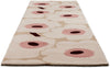 Brink and Campman Unikko Beige/Pink Area Rug by Marimekko Runner Angle Image