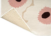 Brink and Campman Unikko Beige/Pink Area Rug by Marimekko Runner Fold Image