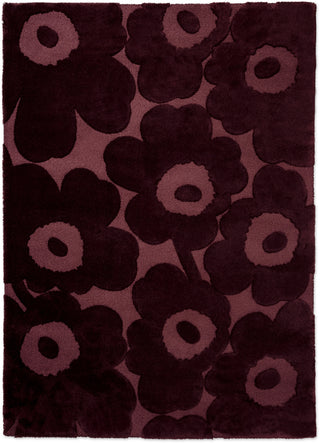 Brink and Campman Unikko Burgundy Area Rug by Marimekko main image