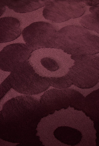 Brink and Campman Unikko Burgundy Area Rug by Marimekko Room Image Feature