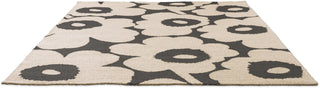 Brink and Campman Unikko Charcoal/White Area Rug by Marimekko Angle Image