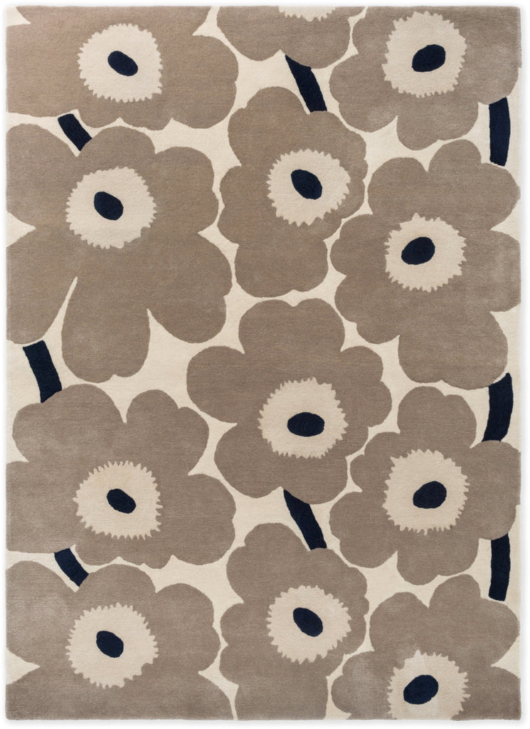 Brink and Campman Unikko Greige Area Rug by Marimekko main image