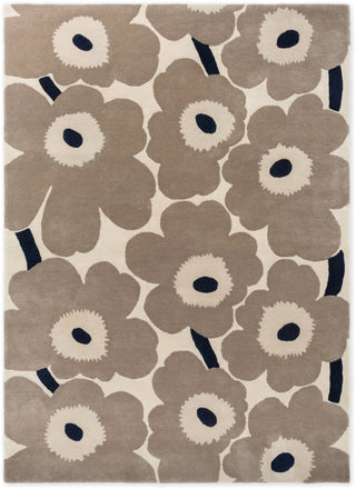 Brink and Campman Unikko Greige Area Rug by Marimekko main image