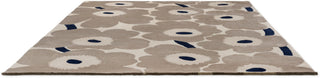 Brink and Campman Unikko Greige Area Rug by Marimekko Angle Image