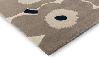 Brink and Campman Unikko Greige Area Rug by Marimekko Corner Image