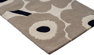 Brink and Campman Unikko Greige Area Rug by Marimekko Runner Corner Image