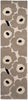 Brink and Campman Unikko Greige Area Rug by Marimekko Runner Main Image