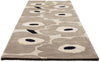 Brink and Campman Unikko Greige Area Rug by Marimekko Runner Angle Image