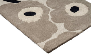 Brink and Campman Unikko Greige Area Rug by Marimekko Runner Corner Image
