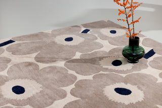 Brink and Campman Unikko Greige Area Rug by Marimekko Room Image Feature
