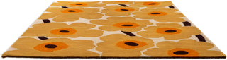 Brink and Campman Unikko Honey Area Rug by Marimekko Angle Image