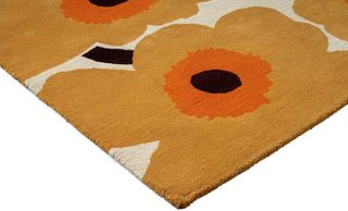 Brink and Campman Unikko Honey Area Rug by Marimekko Corner Image