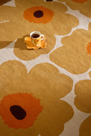 Brink and Campman Unikko Honey Area Rug by Marimekko Room Image Feature