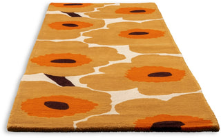 Brink and Campman Unikko Honey Area Rug by Marimekko Runner Angle Image