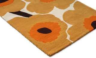Brink and Campman Unikko Honey Area Rug by Marimekko Runner Corner Image