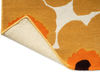 Brink and Campman Unikko Honey Area Rug by Marimekko Runner Fold Image