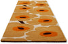 Brink and Campman Unikko Honey Area Rug by Marimekko Runner Angle Image