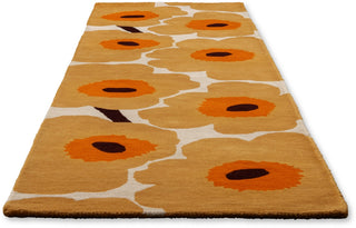 Brink and Campman Unikko Honey Area Rug by Marimekko Runner Angle Image