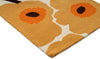 Brink and Campman Unikko Honey Area Rug by Marimekko Runner Corner Image