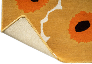 Brink and Campman Unikko Honey Area Rug by Marimekko Runner Fold Image