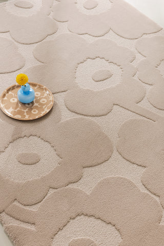 Brink and Campman Unikko Light Beige Area Rug by Marimekko Room Image Feature