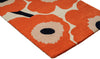 Brink and Campman Unikko Orange Red Area Rug by Marimekko Runner Corner Image