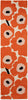 Brink and Campman Unikko Orange Red Area Rug by Marimekko Runner Main Image