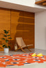Brink and Campman Unikko Orange Red Area Rug by Marimekko Room Image Feature