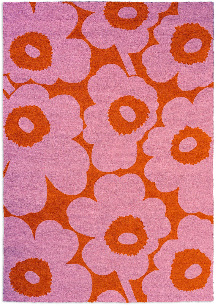 Brink and Campman Unikko Pink/Orange Area Rug by Marimekko main image