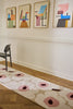 Brink and Campman Unikko Beige/Pink Area Rug by Marimekko Runner Room Image Feature