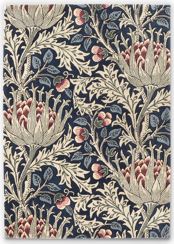 Brink and Campman Artichoke Mineral Area Rug by Morris Co x Emery Walker's House main image