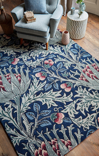 Brink and Campman Artichoke Mineral Area Rug by Morris Co x Emery Walker's House Room Image Feature