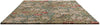 Brink and Campman Golden Lily Green/Red Area Rug by Morris Co Angle Image