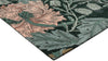 Brink and Campman Honeysuckle and Tulip Teal Area Rug by Morris Co Corner Image