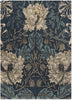 Brink and Campman Honeysuckle and Tulip Woad/Thyme Area Rug by Morris Co main image