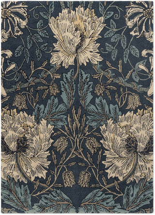 Brink and Campman Honeysuckle and Tulip Woad/Thyme Area Rug by Morris Co main image