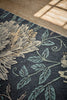 Brink and Campman Honeysuckle and Tulip Woad/Thyme Area Rug by Morris Co Room Image Feature