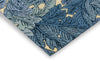 Brink and Campman Acanthus Indigo Area Rug by Morris Co Corner Image