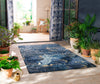 Brink and Campman Acanthus Indigo Area Rug by Morris Co Room Image Feature