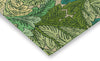 Brink and Campman Acanthus Nettle/Sky Blue Area Rug by Morris Co Corner Image