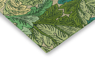 Brink and Campman Acanthus Nettle/Sky Blue Area Rug by Morris Co Corner Image