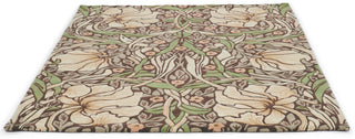 Brink and Campman Pimpernel Aubergine Area Rug by Morris Co Angle Image