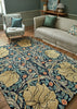 Brink and Campman Pimpernel Indigo Area Rug by Morris Co Room Image Feature