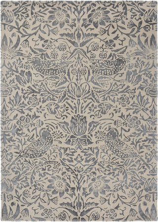 Brink and Campman Strawberry Thief Ink Area Rug by Morris Co main image