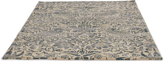 Brink and Campman Strawberry Thief Ink Area Rug by Morris Co Angle Image