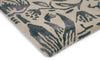 Brink and Campman Strawberry Thief Ink Area Rug by Morris Co Corner Image