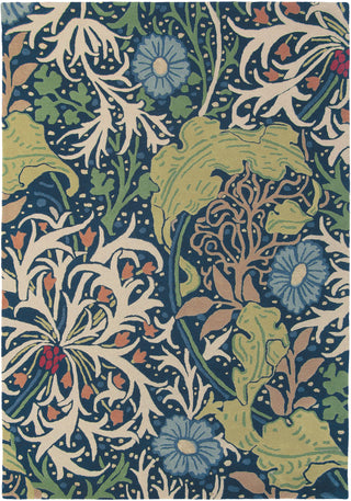 Brink and Campman Seaweed Ink Area Rug by Morris Co x Emery Walker's House main image