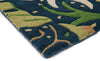Brink and Campman Seaweed Ink Area Rug by Morris Co x Emery Walker's House Corner Image