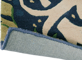 Brink and Campman Seaweed Ink Area Rug by Morris Co x Emery Walker's House Fold Image