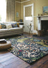 Brink and Campman Seaweed Ink Area Rug by Morris Co x Emery Walker's House Room Image Feature